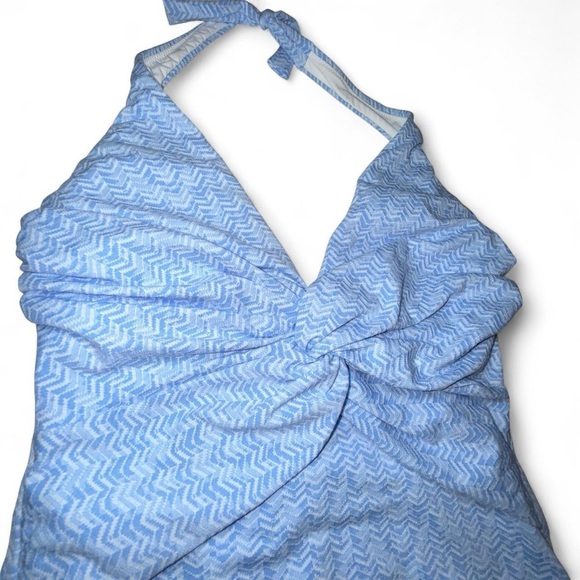 Melissa Odabash Zanzibar One Piece Swimsuit with built in pads Halter Neck SZ 4 - Picture 6 of 10